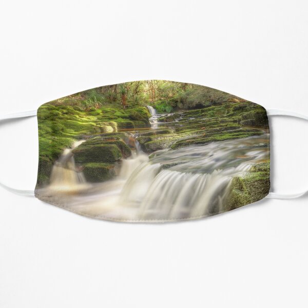 Highland cascades, Tasmania Flat Mask