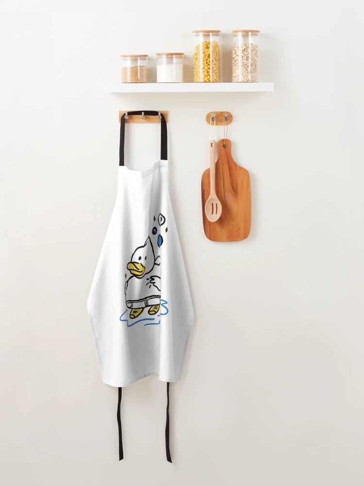 Thumbnail 4 of 6, Apron, Embarrassed Duck designed and sold by RedsStickerShop.