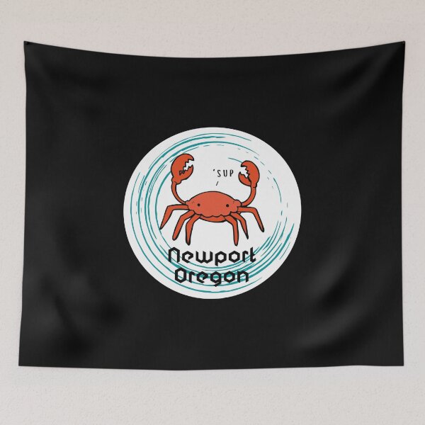 Item preview, Newport Oregon Coast Crab Sup Pacific Northwest Crabbing Deep Sea Fishing designed and sold by DansDankDesigns.