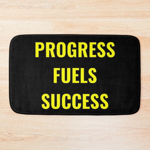 Item preview, Progress Fuels Success Yellow/Black designed and sold by PLANTONE.