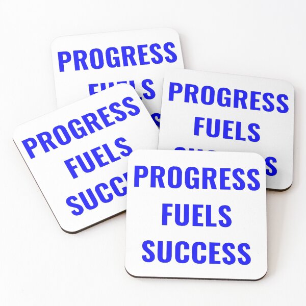Item preview, Progress Fuels Success Blue designed and sold by PLANTONE.