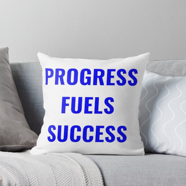 Item preview, Progress Fuels Success Blue designed and sold by PLANTONE.
