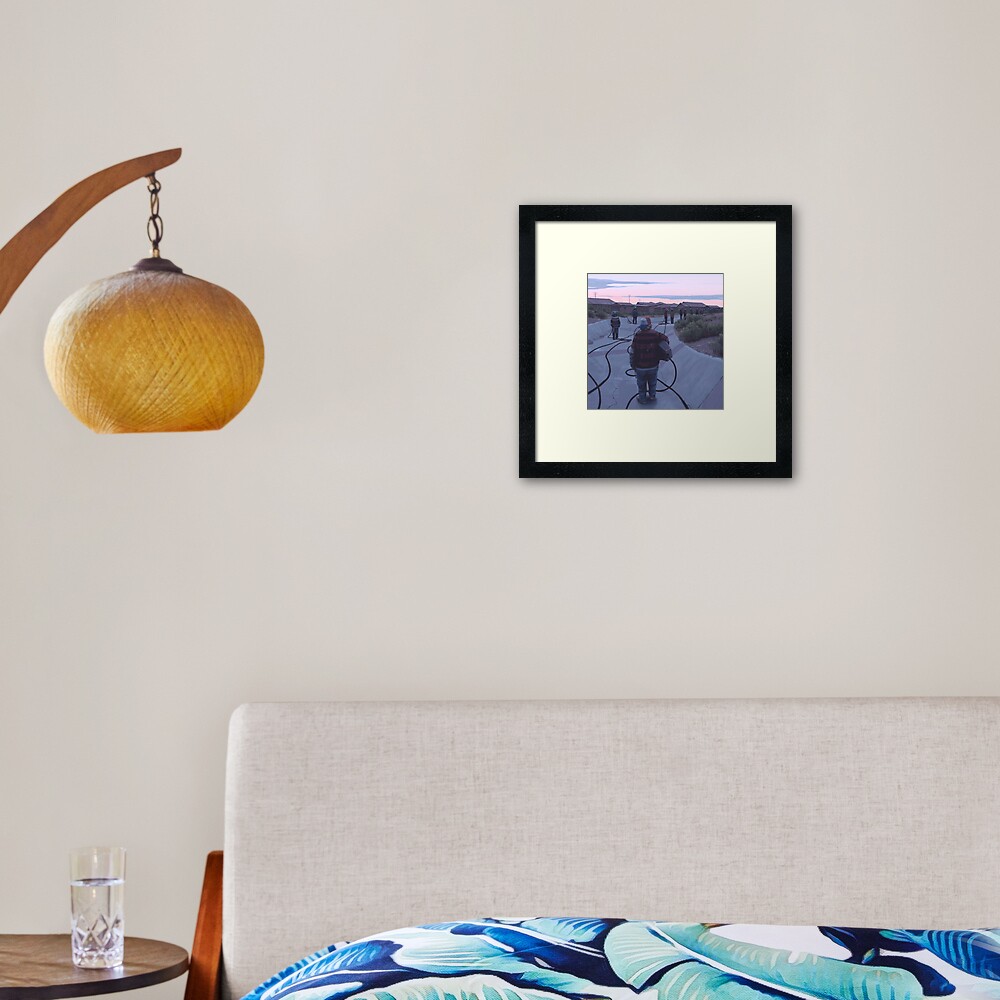Item preview, Framed Art Print designed and sold by simonstalenhag.