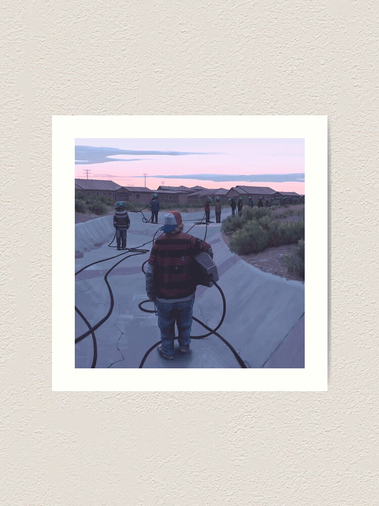 Thumbnail 1 of 3, Art Print, The Gathering designed and sold by simonstalenhag.