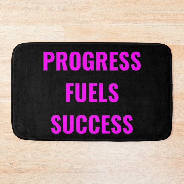 Item preview, Progress Fuels Success Pink/Black designed and sold by PLANTONE.