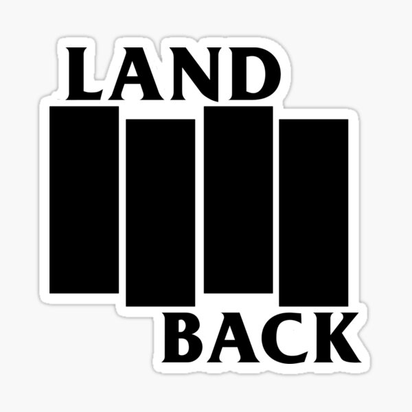Land Back Sticker