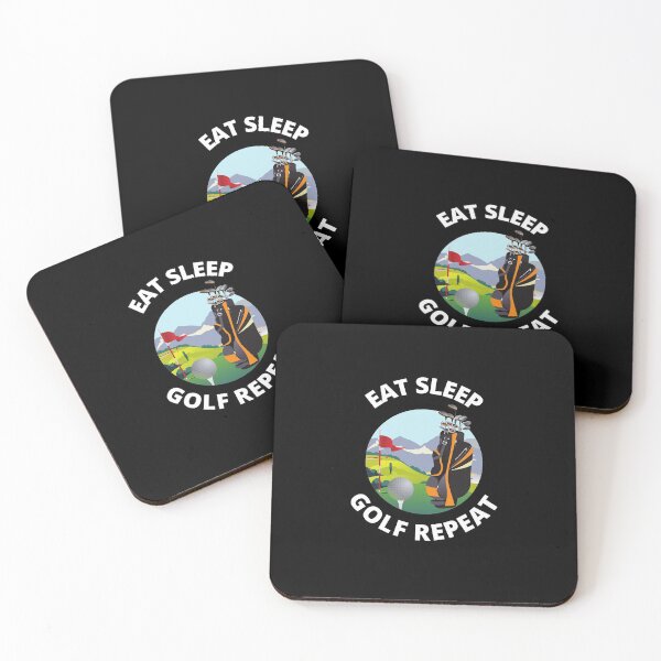 Item preview, Eat Sleep Golf Repeat designed and sold by Crafty-Mornings.