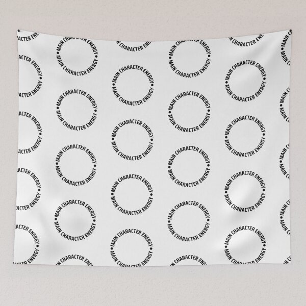 Item preview, Main Character Energy Circular Frame Design | Small Left Pocker designed and sold by R-reflections.