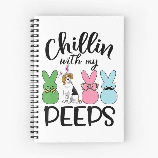 Item preview, Chillin' With My Peeps Shirt - Funny Bunny Beagle Dog Easter designed and sold by Jocelynn22.