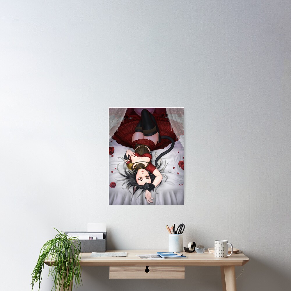 Miqote Cutie Wants to Dance Poster for Sale by OppaiMagpie | Redbubble