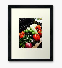 Vegetables Framed Print