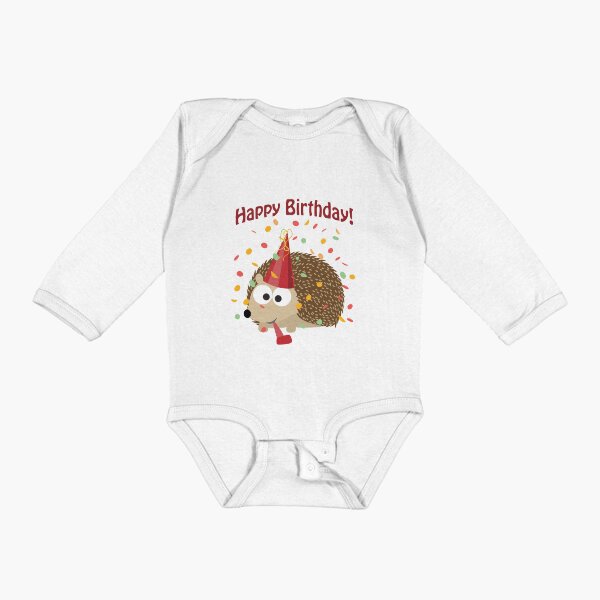 Item preview, Happy birthday! Confetti Hedgehog designed and sold by Eggtooth.