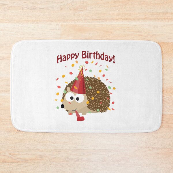 Item preview, Happy birthday! Confetti Hedgehog designed and sold by Hedgie Designs.