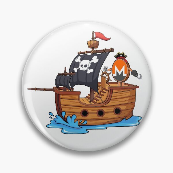 Item preview, XMR Monero Pirate Ship designed and sold by Jameza007.