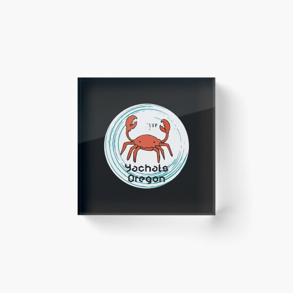Item preview, Yachats Oregon Coast Crab Sup Pacific Northwest Crabbing Deep Sea Fishing designed and sold by DansDankDesigns.