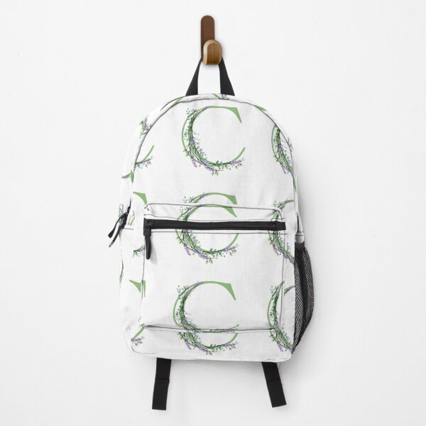 Item preview, The letter “C” | romantic Eucalyptus and Lavender floral illustration | floral Monograms designed and sold by hollycooper.
