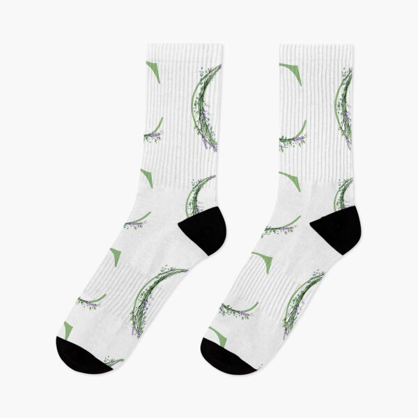 Item preview,  The letter “C” | romantic Eucalyptus and Lavender floral illustration | floral Monograms designed and sold by hollycooper.