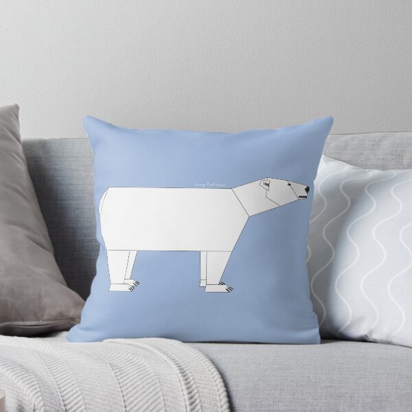 Item preview, Geometric Polar Bear without background designed and sold by Caseymakesart.