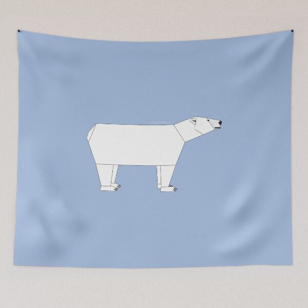 Item preview, Geometric Polar Bear without background designed and sold by Caseymakesart.