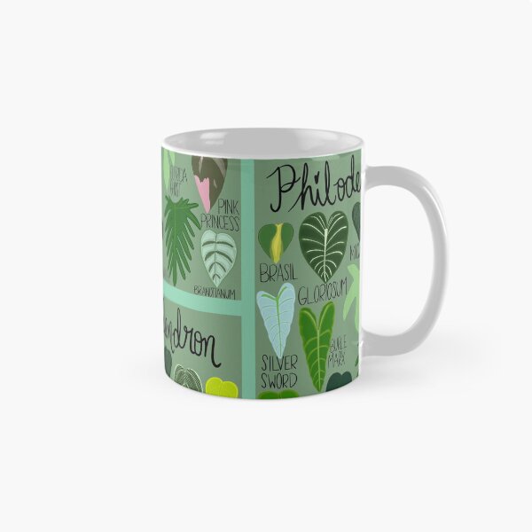 Item preview, Philodendron houseplant varieties print designed and sold by VibrantByNature.