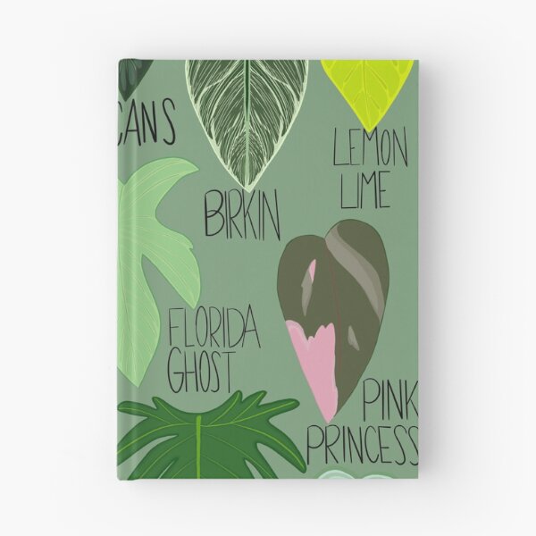 Item preview, Philodendron houseplant varieties print designed and sold by VibrantByNature.
