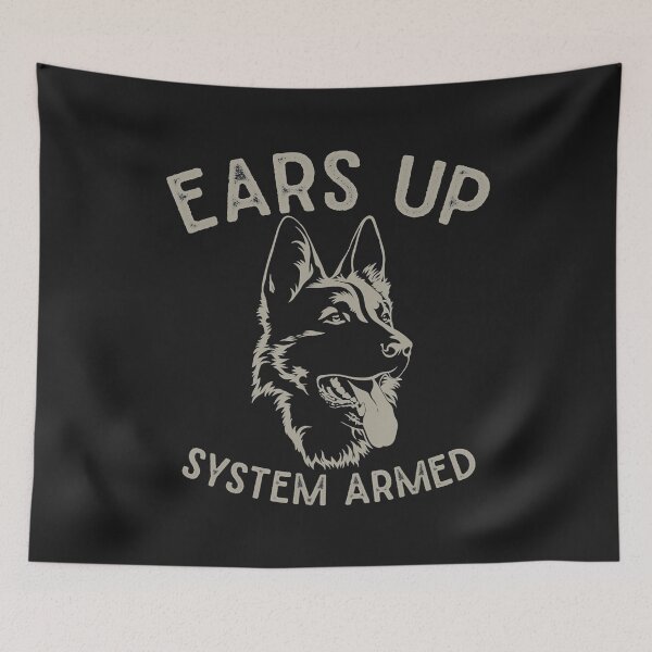 Item preview, Ears Up System Armed Dog Lover Gift Animal German Shepherd designed and sold by Jocelynn22.