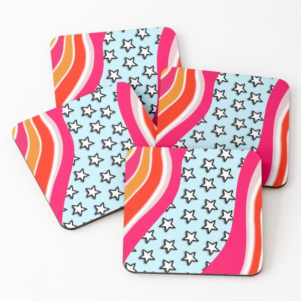 Item preview, Star Pink Pattern designed and sold by Art by Amanda.