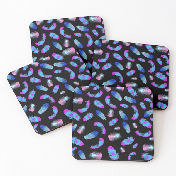 Item preview, BLUE PINK COLORED FEATHER designed and sold by samArtline.