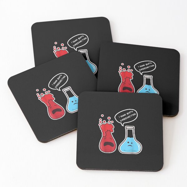 Item preview, I Think You're Overreacting Nerd Funny Geek Chemistry designed and sold by Mohammed Butler.