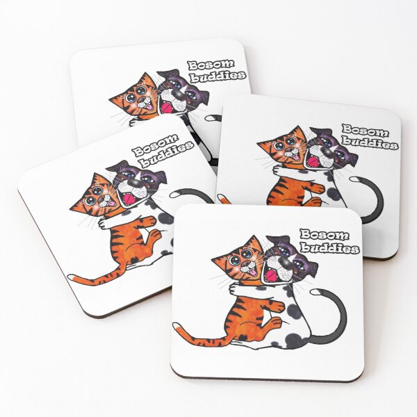 Item preview, dog and cat - bosom buddies  designed and sold by Shirley cute art .