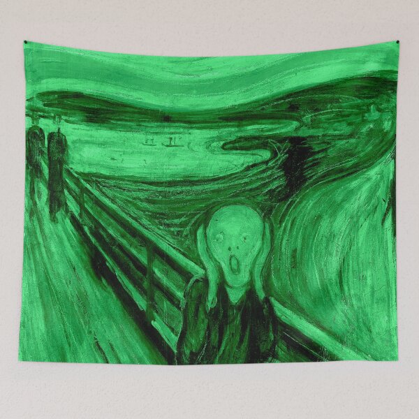 Item preview, The Scream by Edvard Munch (Alien Version) designed and sold by SimpleJoyStyle.