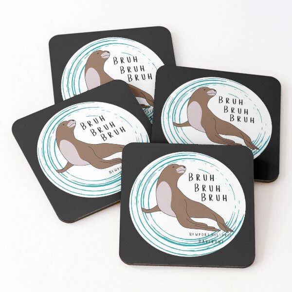 Item preview, Sea Lion Newport Historic Bayfront Oregon Coast Bruh Pacific Northwest designed and sold by DansDankDesigns.
