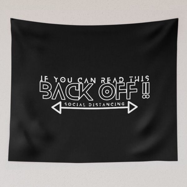 Item preview, BACK OFF !! - Black/White designed and sold by Soybean-Turu.