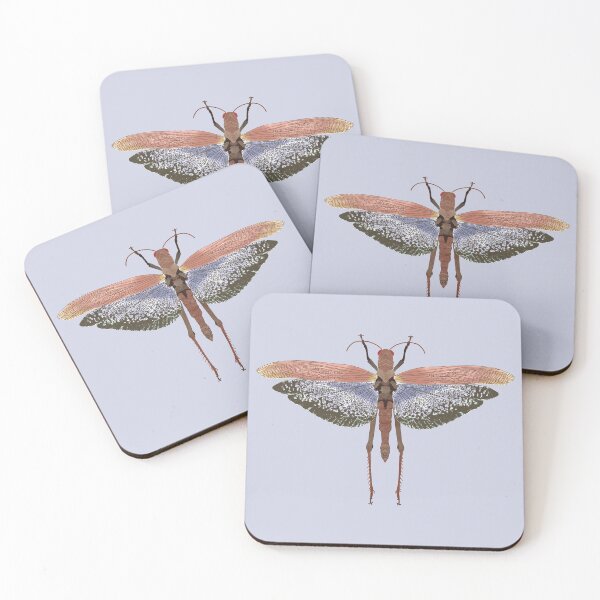 Item preview, Blue-winged Grasshoppper designed and sold by beetlelady.