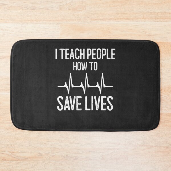 Item preview, I Teach People How To Save Lives CPR Instructor Gift designed and sold by EricJP.