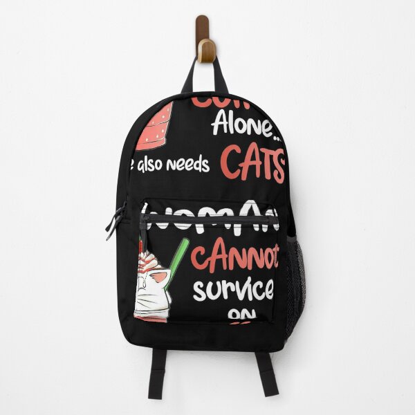 Item preview, A Woman Cannot Survive On Coffee Alone She Also Needs Cats designed and sold by cucai721.