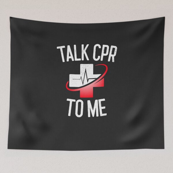 Item preview, Talk CPR To Me CPR Instructor Gift designed and sold by EricJP.