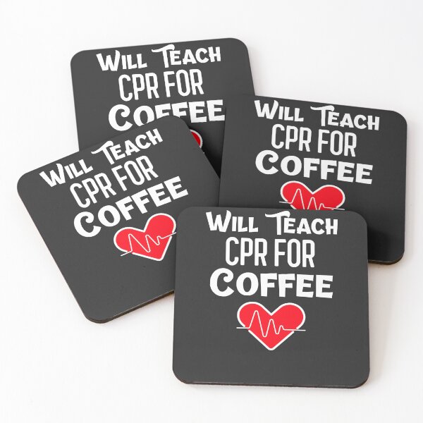 Item preview, Will Teach CPR For Coffee CPR Instructor Gift designed and sold by EricJP.