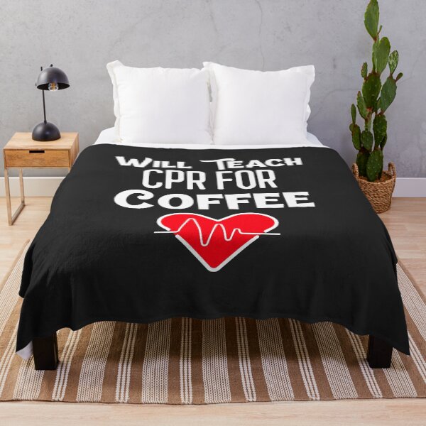 Item preview, Will Teach CPR For Coffee CPR Instructor Gift designed and sold by EricJP.
