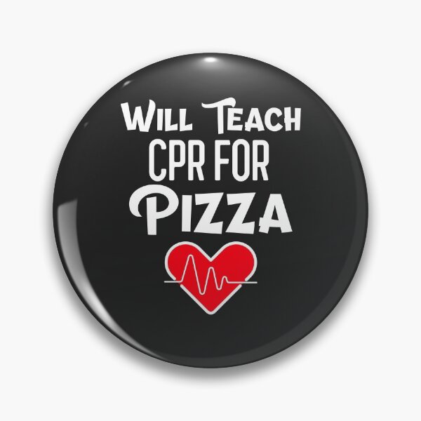 Item preview, Will Teach CPR For Pizza CPR Instructor Gift designed and sold by EricJP.