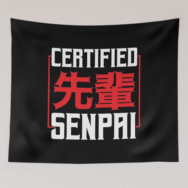 Item preview, Certified Senpai Aesthetic Anime Manga Japanese designed and sold by perfectpresents.