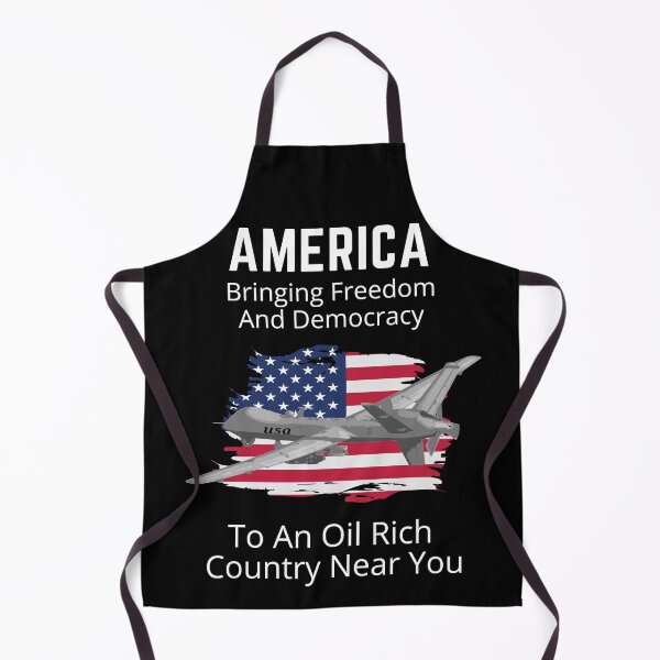 Item preview, America, bringing freedom and democracy to an oil rich country near you. designed and sold by NinjaPug.