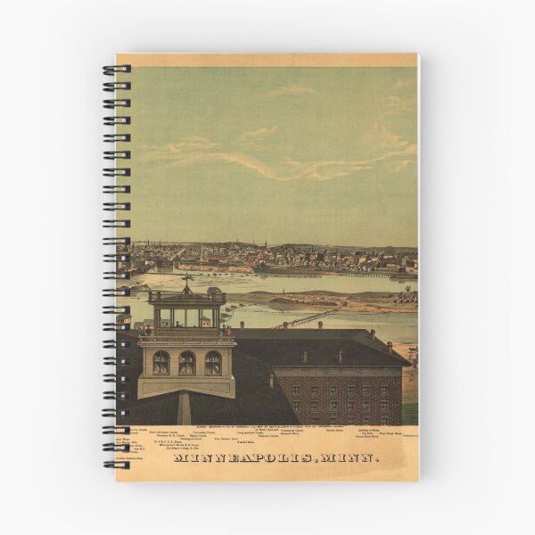 Item preview, Minneapolis, Minnesota (1874) designed and sold by allhistory.