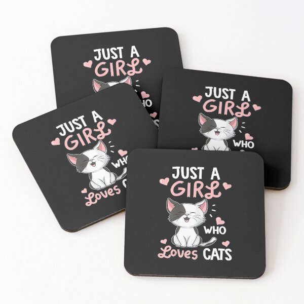 Item preview, Just A Girl Who Loves Cats Cute Cat Lover Gifts designed and sold by Joppepgib62848.