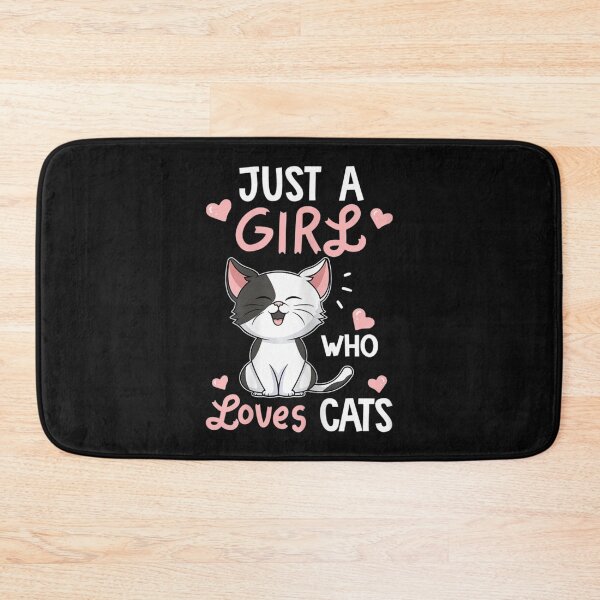 Item preview, Just A Girl Who Loves Cats Cute Cat Lover Gifts designed and sold by Joppepgib62848.