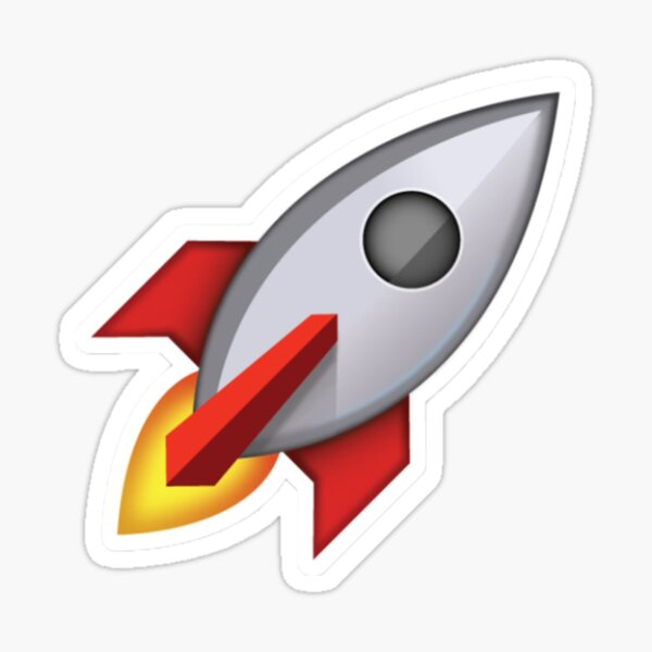 ROCKETSHIP STICKER Sticker