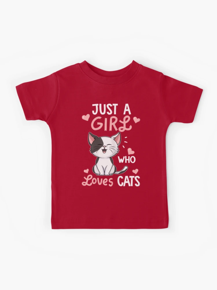 Just A Girl Who Loves Cats Cute Cat Lover Gifts