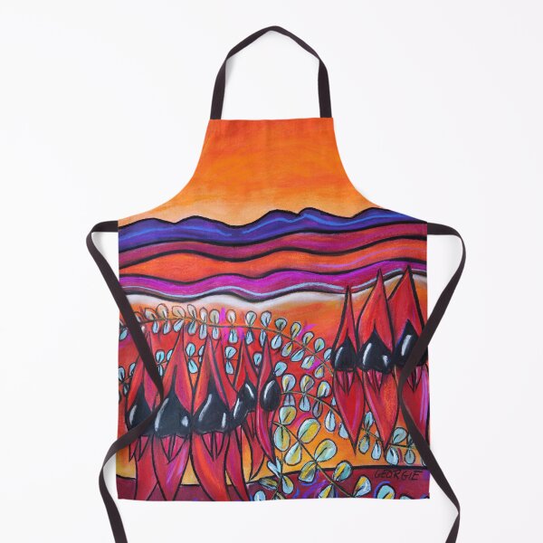 Item preview, Sturt Pea Landscape designed and sold by Georgie Sharp.