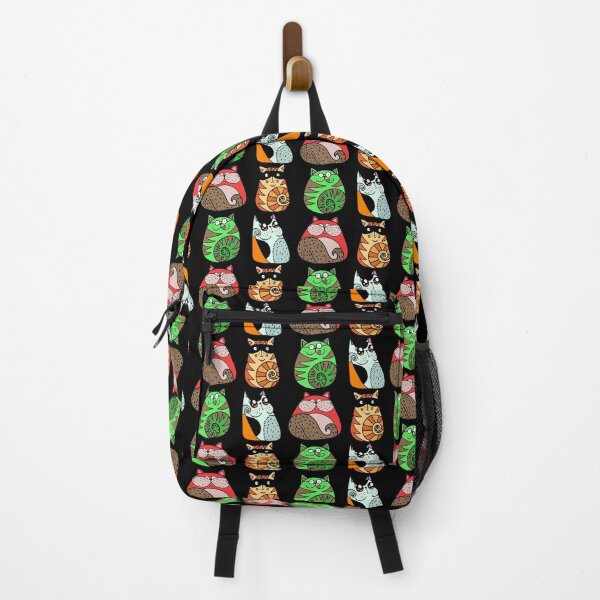 Item preview, Cute Quirky Colorful Cats Pattern Cat Lovers designed and sold by TheButtonCrew.
