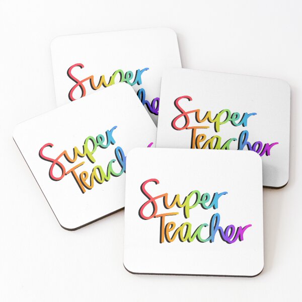 Item preview, Super Teacher in Rainbow designed and sold by passionatelyem.